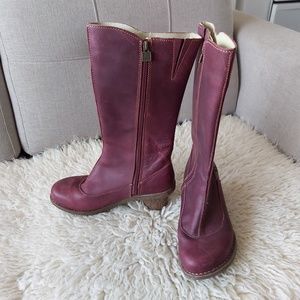 El Naturalista knee leather boots, size 36